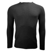 Rainwool Rund Hals Sweater, Sort