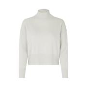 Ivory Uld & Cashmere Pullover