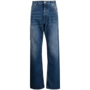 Løstsiddende Straight-Leg Jeans