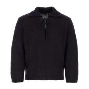 Midnight Blue Mohair Sweater