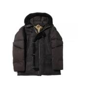 Sheepskin Parka Maron Brun Sort