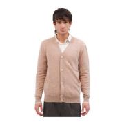 Beige Patch Pocket Cardigan