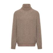 Italiensk Uld Turtleneck Sweater