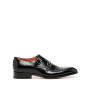 Italienske læder Monk Strap sko