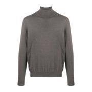 Italiensk Uld Rollneck Sweater