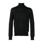 Italiensk Uld Rollneck Sweater