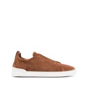 Suede Triple Stitch Sneakers