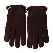 Luksuriøse Maroon Lambskin Handsker