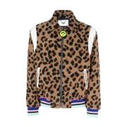 Leopard Printet Uld Blazer