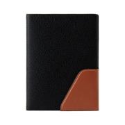 Heritage Travel Wallet, Sort-Cognac