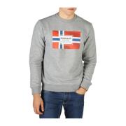 Logo-Emblazoned Sweatshirt i Bomuld-Polyester Blanding