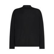 Langærmet Mock Neck Sweater