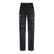 Jeans med vintageeffekt