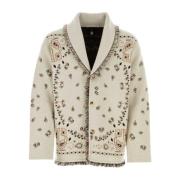 Broderet Jacquard Bandana Cardigan