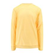 Orange Crew-neck T-Shirt med Ikonisk Print