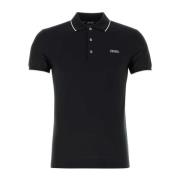 Sort Stretch Piquet Polo Shirt