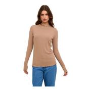 Ruffle Edge Langærmet Tee Top