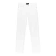 Hvide Stretch Jeans i Hvid Denim