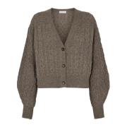 Hyggelig Cable Strik Cardigan