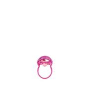 Fuchsia Liquid Poison Ring - 925 Sølv