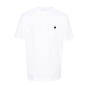 Hvid Sort Cross Basic T-Shirt