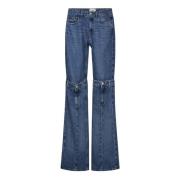 Blå Wide Leg Jeans