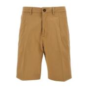 Beige Bomuldsshorts