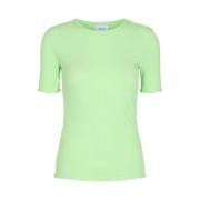 Natalia Bluse SS - Lime Green