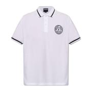 Logo-broderet polo shirt