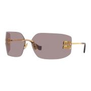 Gold/Light Violet Sunglasses SMU 54YS