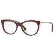 Burgundy Crystal Eyewear Frames