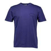 Garment Dyed Logo T-Shirt Blå