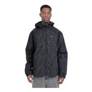 Sort Windbreaker Montreal Allover Print