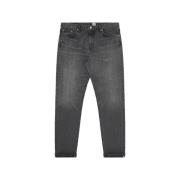 Regular Tapered Sorte Jeans