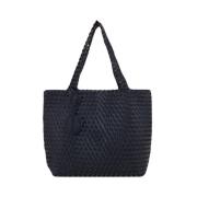 Vendbar Tote Bag - Mørk Indigo