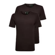 2 Pakke Basic R-Neck T-Shirts