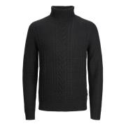 Herre Kabelstrik Rullekrave Pullover