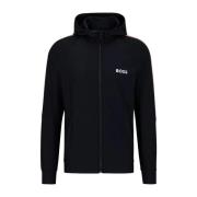 Stribet Zip Hoodie til Mænd