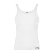 Hvid Logo Tank Top Regular Fit