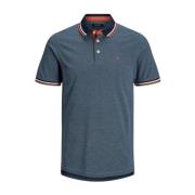 Casual Polo Shirt med V-hals