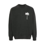 Logo Print Crew Neck Sweatshirt