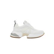 Moderne Marmor Dame Sneaker Hvid