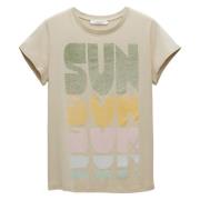 Disco Print O-Neck T-Shirt