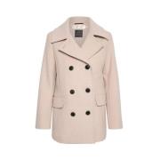 Ecru Sailor Coat - Stilfuld Ulljakke