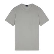 Jersey Bomuld T-shirt i Beige