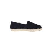 Blå Ruskind Espadrilles Slip-On