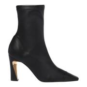 Ankle boot in black kunstlæder