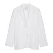 Linned blazer tilpasset