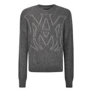 Grå Logo Jacquard Sweatshirt