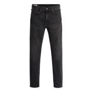 Sort Jeans Slim Fit Bomuld Blanding